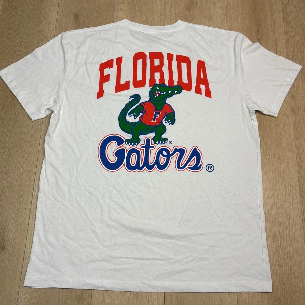 Park Fields Florida Gators T-Shirt Mens XL White Short Sleeve Graphic Tee NWT